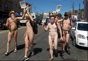 public flash naked