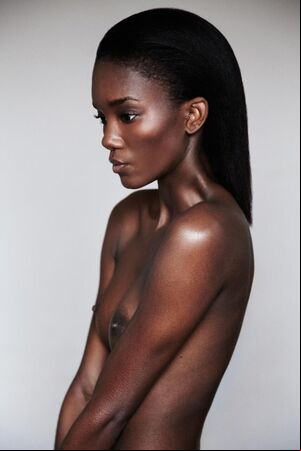 Dark black women nude